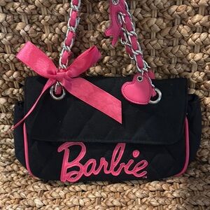 Barbie Black and Pink Glam Shoulder Bag